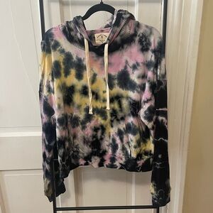 Electric & Rose Tie-dye super soft hoodie sweatshirt sweater Excellent/NWOT